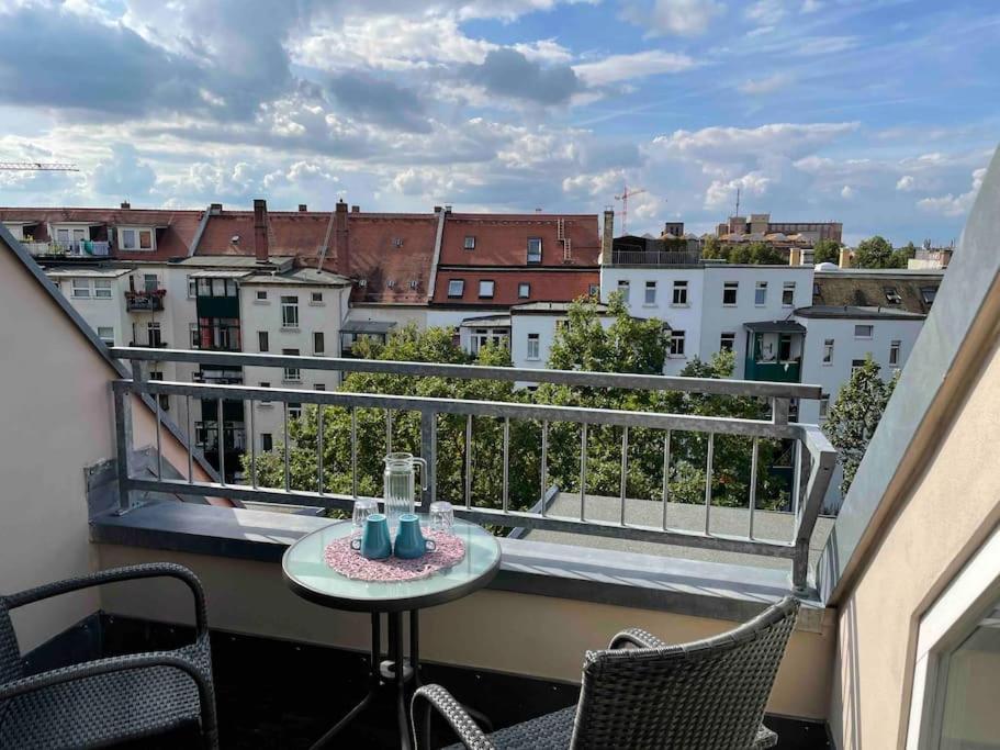 Loft Mit 2 Terrassen - Ruhig&Sonnig Apartment Leipzig Bagian luar foto