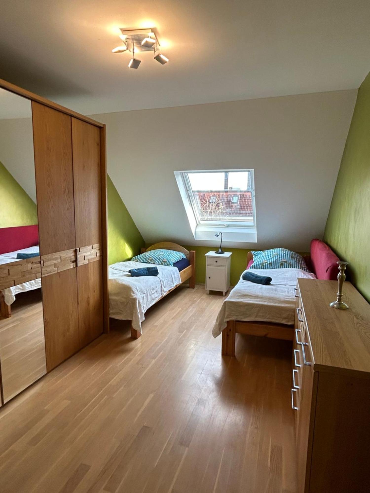Loft Mit 2 Terrassen - Ruhig&Sonnig Apartment Leipzig Bagian luar foto